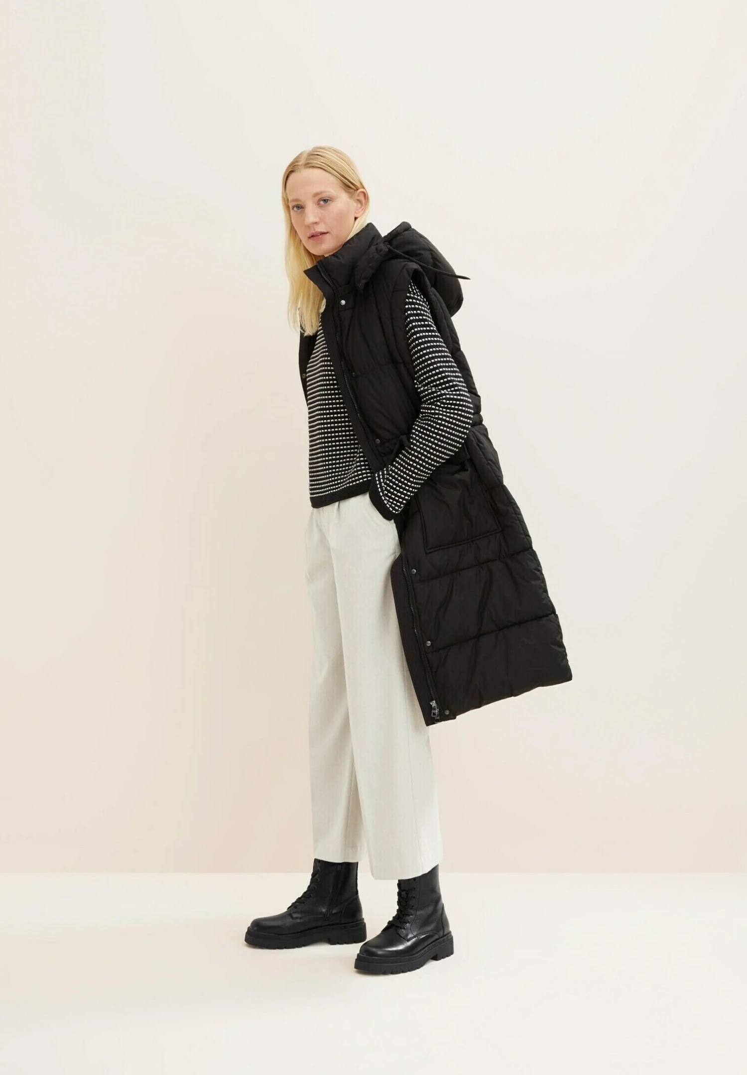 Tom Tailor Bubble Structure - Trui - Black Butter Bubble Structure 2 Tom Tailor Bubble Structure - Trui - Black Butter Bubble Structure - Afbeelding 2