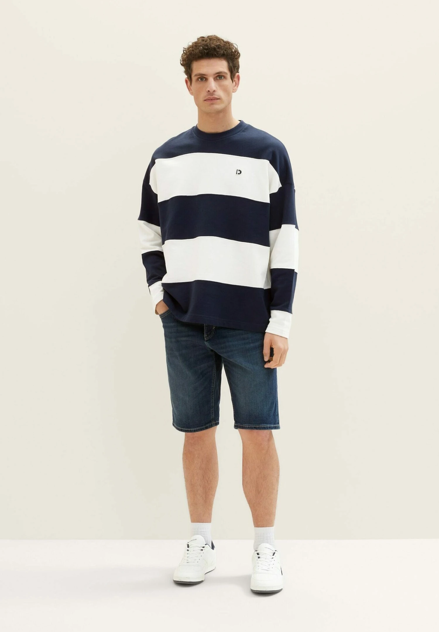 Tom Tailor Josh - Jeansshort - Dark Stone Wash Denim 2 Tom Tailor Josh - Jeansshort - Dark Stone Wash Denim - Afbeelding 2