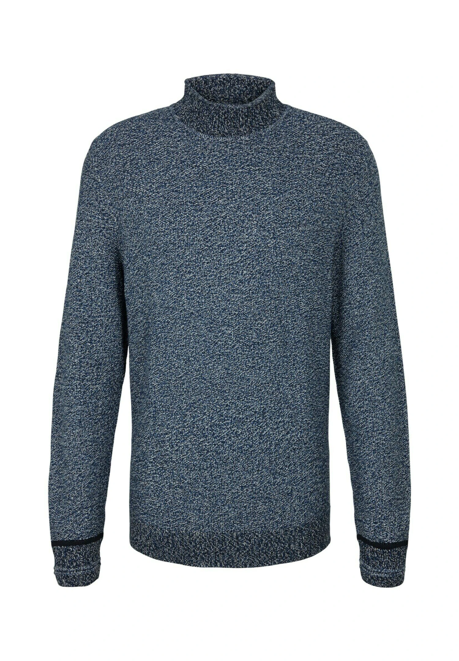 Tom Tailor Trui - Navy White Blue Mouline 5 Tom Tailor Trui - Navy White Blue Mouline - Afbeelding 5