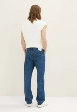 TOM TAILOR Denim Straight Leg Jeans - Clean Mid Stone Blue Denim -Tom Tailor 3428de2c2ab24837af01721926619ad9