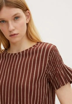 TOM TAILOR Denim Gestreiftes- T-Shirt Print - Brown/Beige Stripe 8 TOM TAILOR Denim Gestreiftes- T-Shirt Print - Brown/Beige Stripe -Tom Tailor 342b2df99a2c442898f7aebf3ea93f43