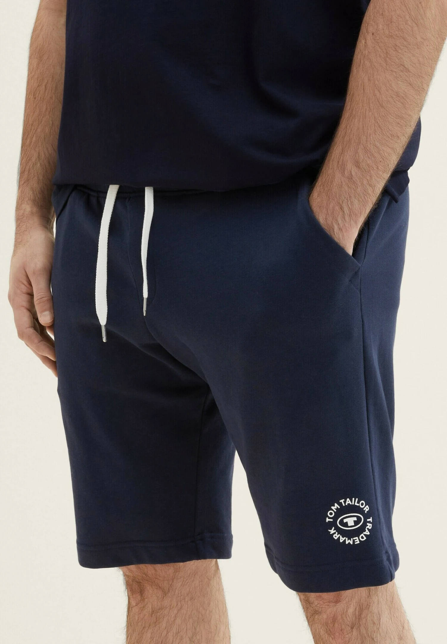 Tom Tailor Mit Logoprint - Shorts - Sky Captain Blue 1 Tom Tailor Mit Logoprint - Shorts - Sky Captain Blue