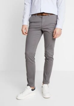 TOM TAILOR Denim With Belt - Chino - Castlerock Grey