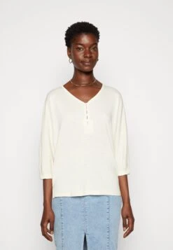 Tom Tailor Batwing- Longsleeve - Soft Buttercream