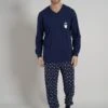 Tom Tailor Set - Pyjama - Blau Dunkel Allover