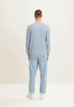 Tom Tailor Basic Crew - Trui - Light Blue -Tom Tailor 35af9f694c254c54931c1c672d266e5f