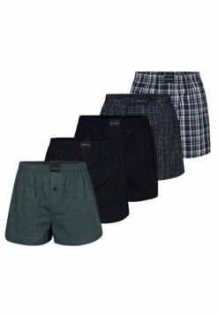 Tom Tailor 5Er Pack - Boxershort - Grün Dunkel Karo
