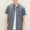 TOM TAILOR Denim Kurzarm - Overhemd - Navy Chambray