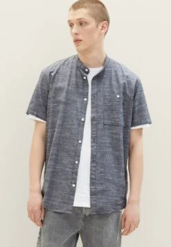 TOM TAILOR Denim Kurzarm - Overhemd - Navy Chambray
