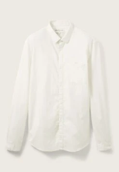 TOM TAILOR Denim Strukturiertes - Overhemd - Soft Light Beige -Tom Tailor 37633283851947abaf3c17e2f36edb49