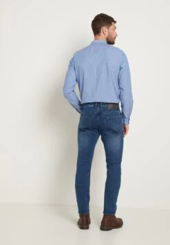 Tom Tailor Josh - Straight Leg Jeans - Mid Stone Blue -Tom Tailor 37c65e3fdea7424289af8137f78c231f