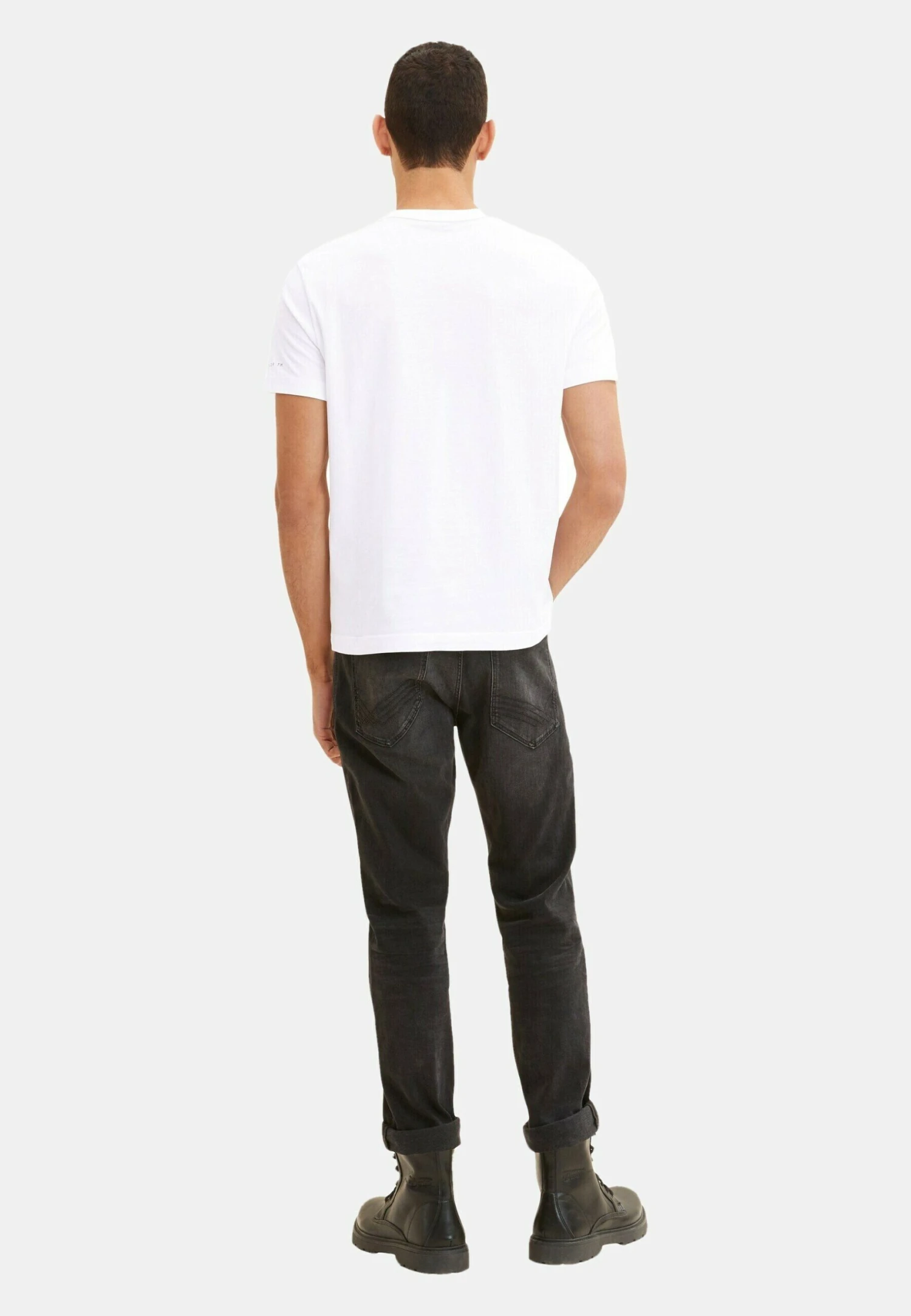 Tom Tailor Mit Rundhalsausschn - T-Shirt Basic - Weiß 1 Tom Tailor Mit Rundhalsausschn - T-Shirt Basic - Weiß