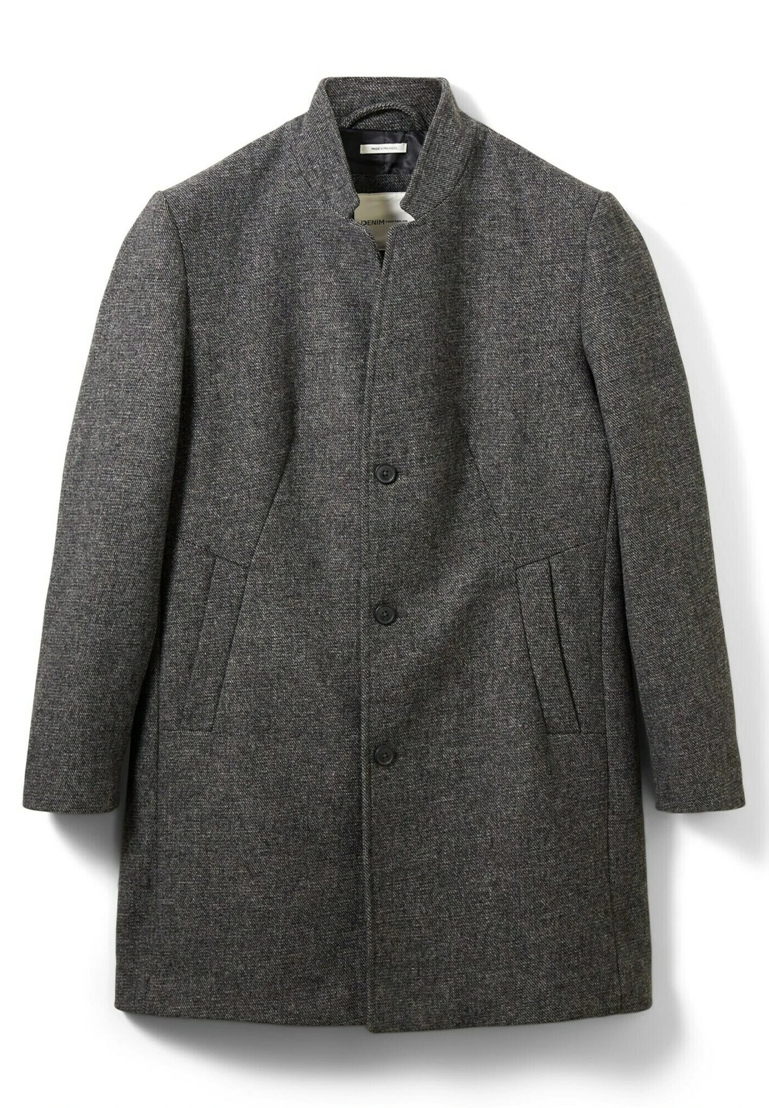 TOM TAILOR Denim Mantel - Grey Melange Twill 5 TOM TAILOR Denim Mantel - Grey Melange Twill - Afbeelding 5