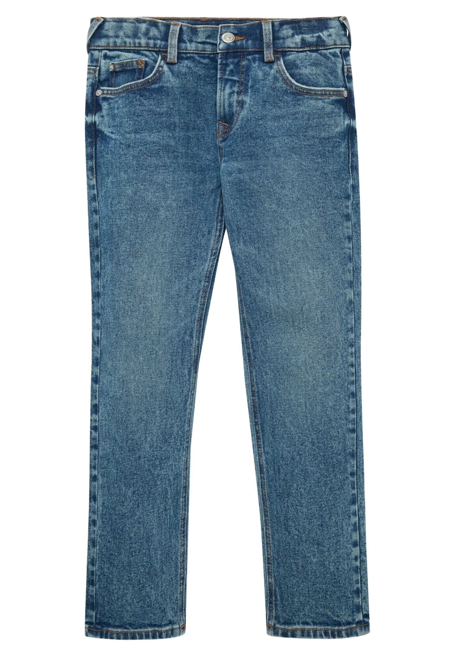 Tom Tailor Slim Fit Jeans - Mid Stone Bright Blue Denim 1 Tom Tailor Slim Fit Jeans - Mid Stone Bright Blue Denim