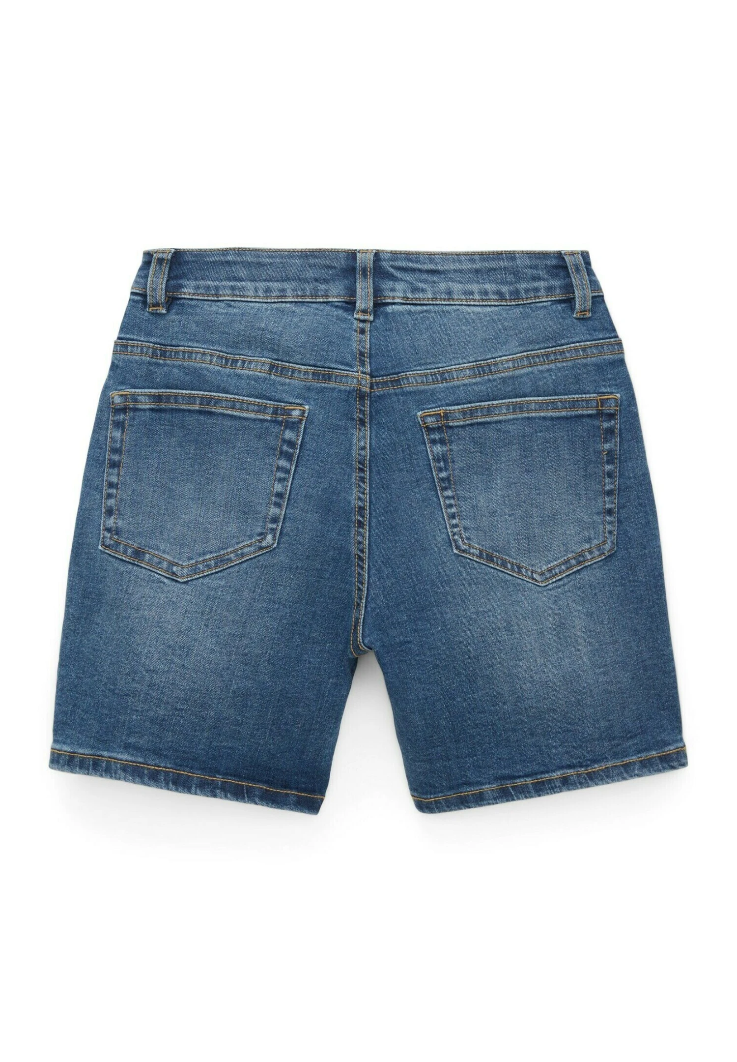 Tom Tailor Jeansshort - Mid Stone Bright Blue Denim 2 Tom Tailor Jeansshort - Mid Stone Bright Blue Denim - Afbeelding 2