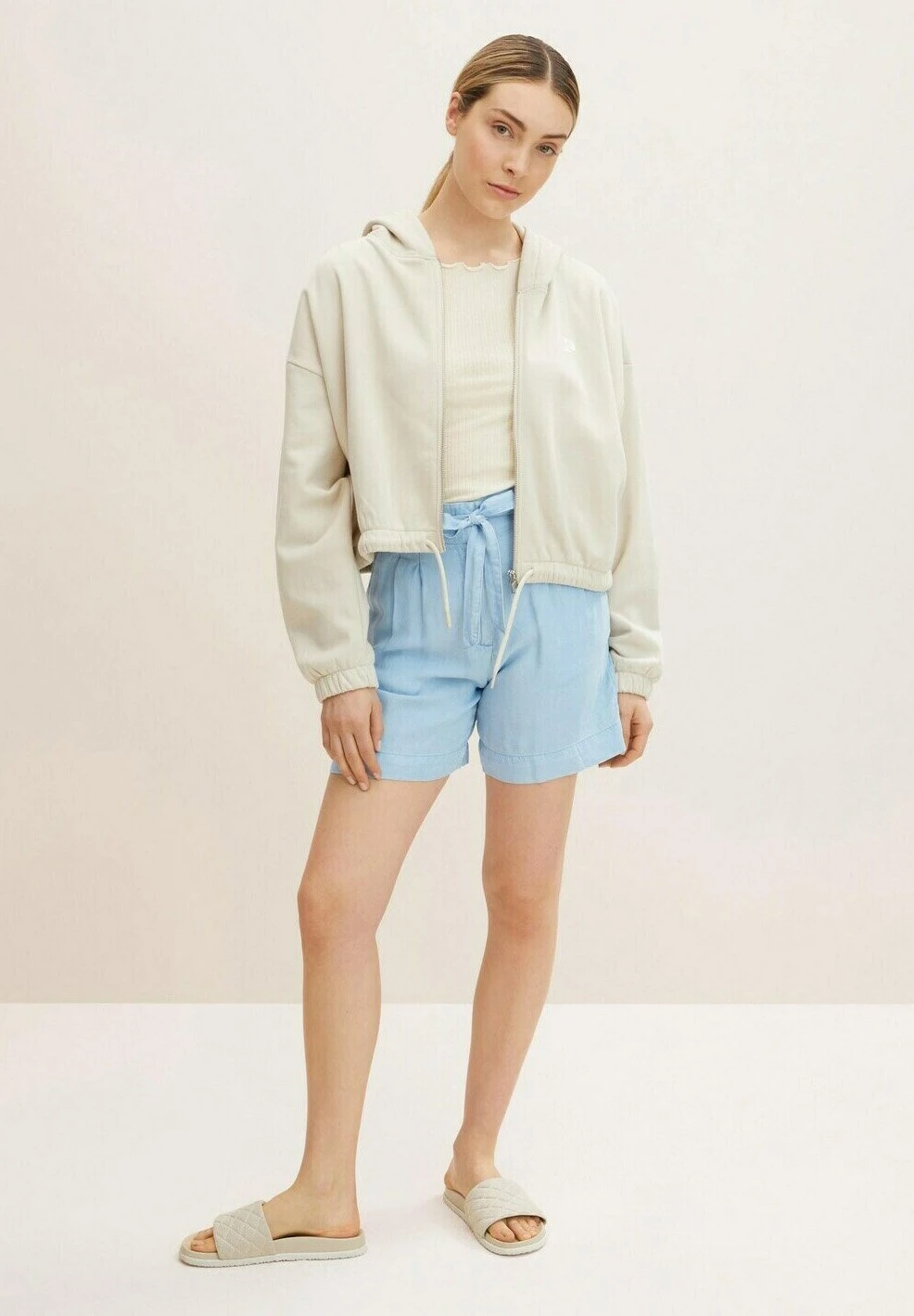 Tom Tailor Shorts - Blue Denim 2 Tom Tailor Shorts - Blue Denim - Afbeelding 2