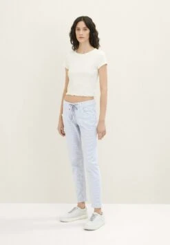 Tom Tailor Tapered - Broek - Blue Stripe Pants 17 Tom Tailor Tapered - Broek - Blue Stripe Pants -Tom Tailor 39d76316de4f459fbb816fb3027d7386