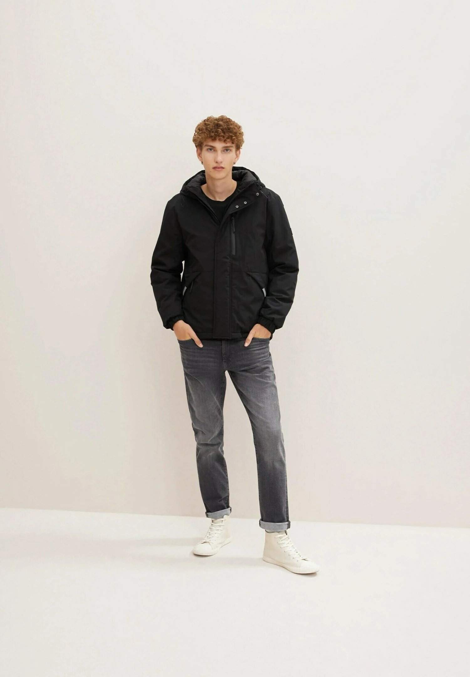 TOM TAILOR Denim Regular Fit - Outdoorjas - Black 2 TOM TAILOR Denim Regular Fit - Outdoorjas - Black - Afbeelding 2