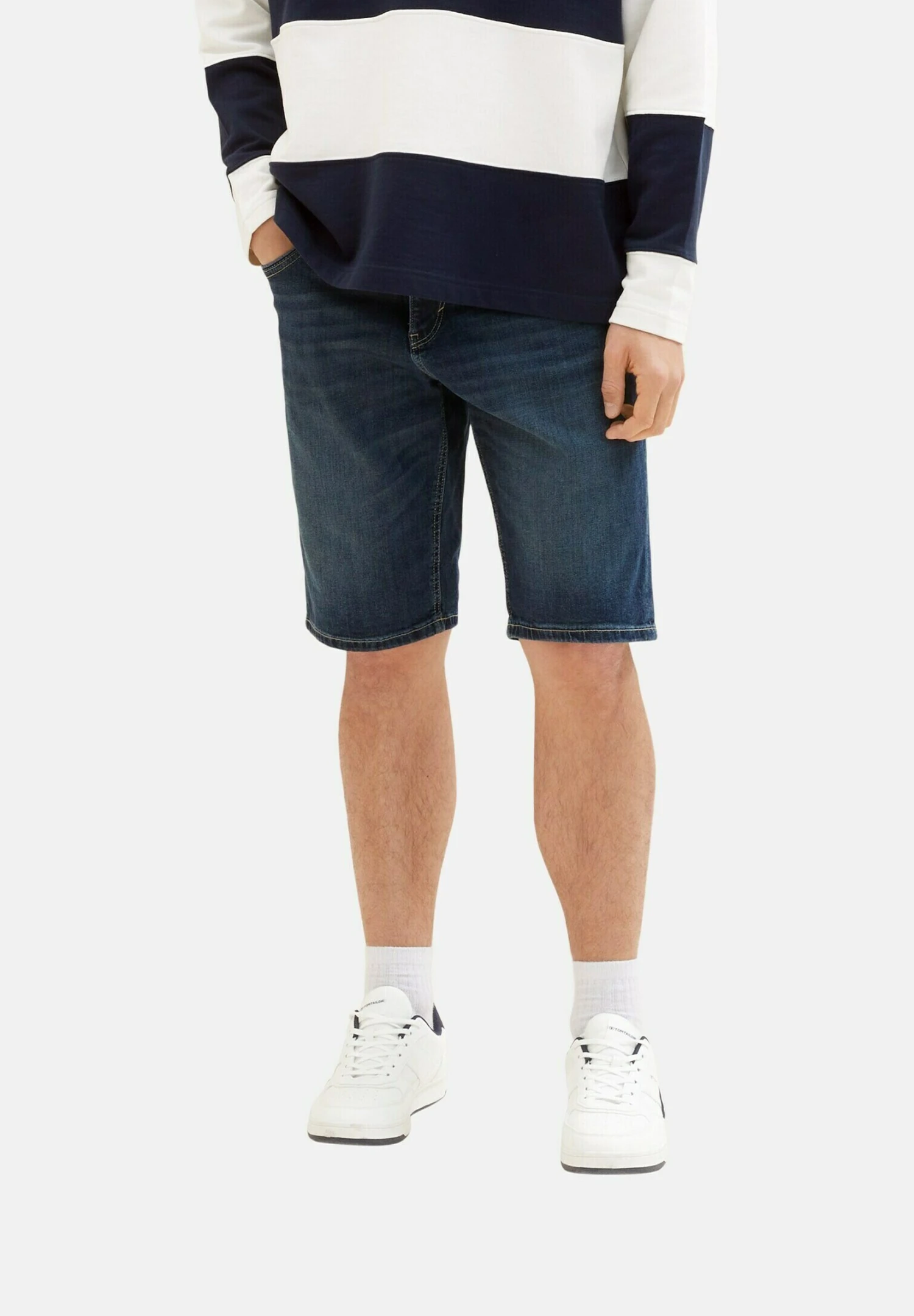 Tom Tailor Josh - Jeansshort - Dark Stone Wash Denim 1 Tom Tailor Josh - Jeansshort - Dark Stone Wash Denim