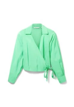 TOM TAILOR Denim Cropped Wickel - Blouse - Strong Green 17 TOM TAILOR Denim Cropped Wickel - Blouse - Strong Green -Tom Tailor 3b218aebc8ac4b1898faab0f8ecadd4a