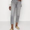 Tom Tailor Alexa - Straight Leg Jeans - Clean Light Stone Grey Denim