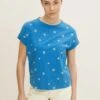Tom Tailor Mit Print  - T-Shirt Print - Vallarta Blue
