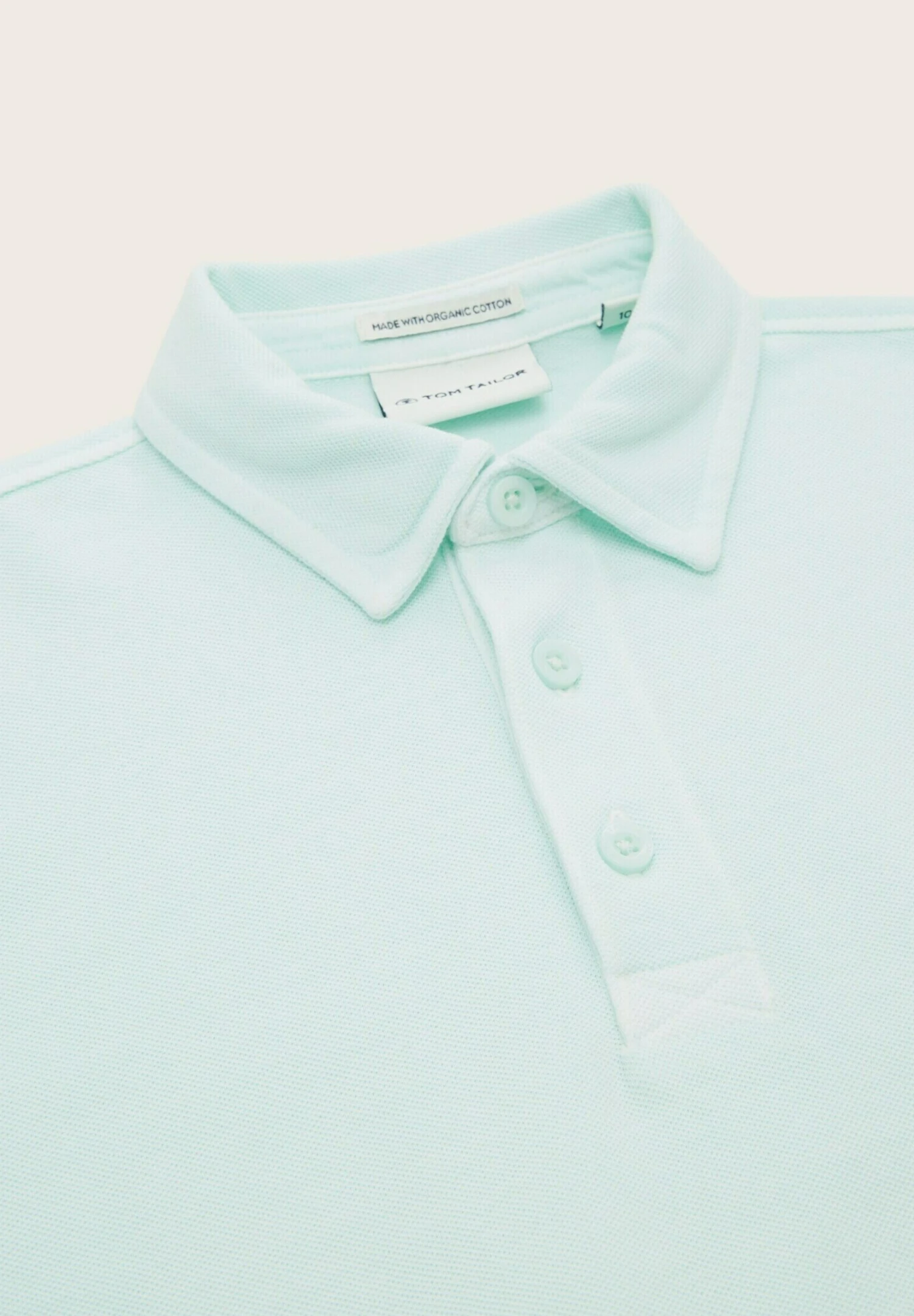 Tom Tailor Poloshirt - Light Aqua 3 Tom Tailor Poloshirt - Light Aqua - Afbeelding 3