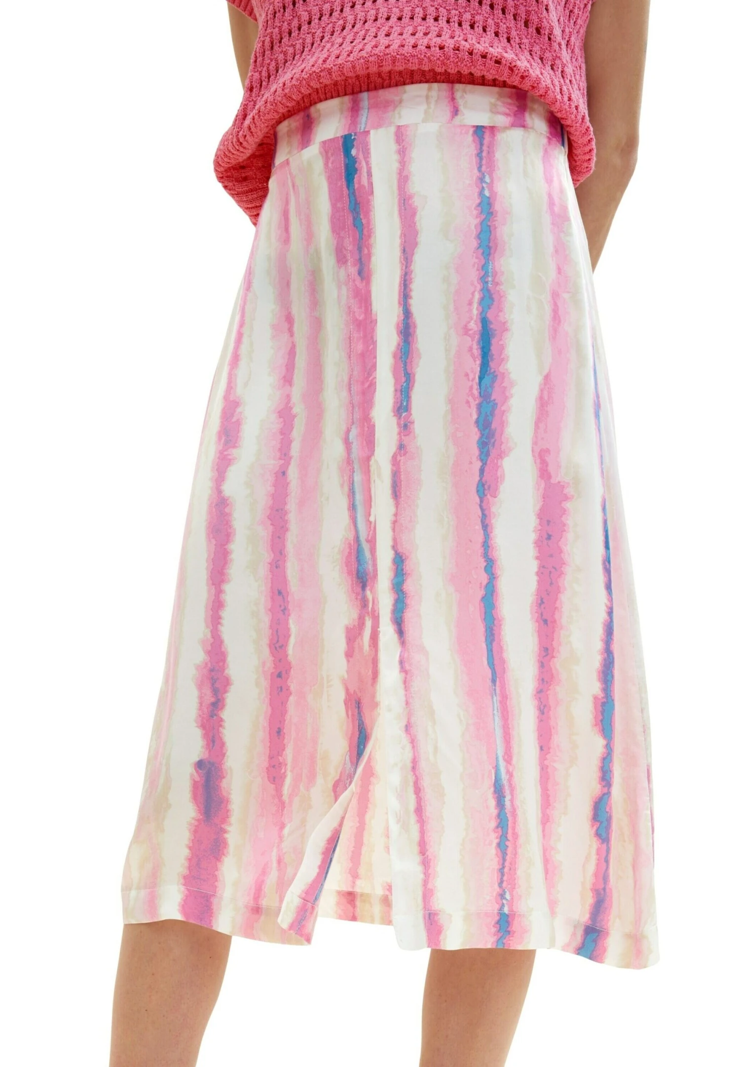 Tom Tailor Bedruckter - A-Lijn Rok - Pink Tie Dye Stripe 6 Tom Tailor Bedruckter - A-Lijn Rok - Pink Tie Dye Stripe - Afbeelding 6