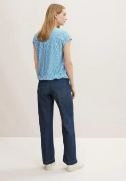 Tom Tailor Blouse- Blouse - Blue Minimal Design -Tom Tailor 3c599e8f04aa42a3b39dd1035138d7cb