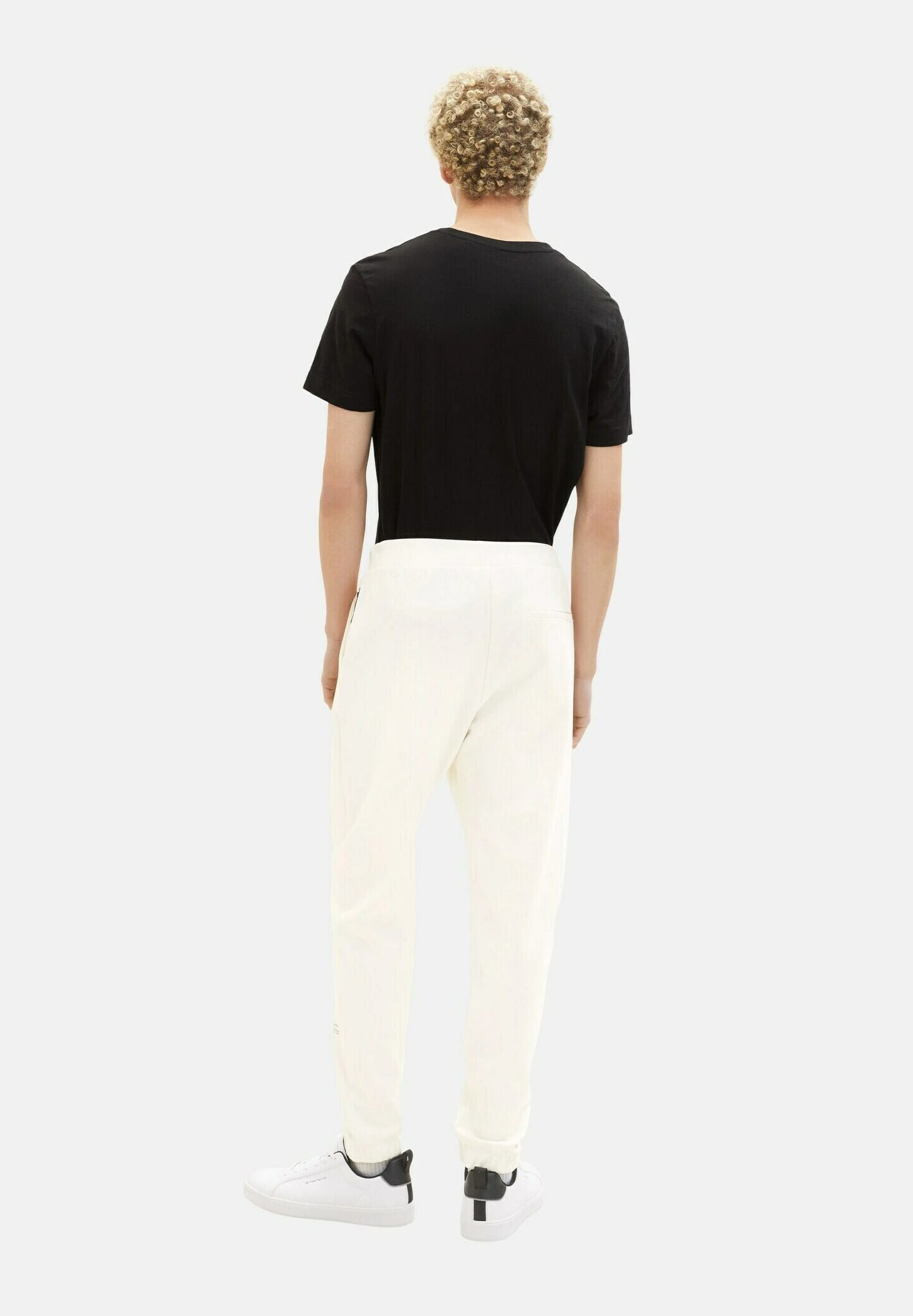 TOM TAILOR Denim Trainingsbroek - Wool White 3 TOM TAILOR Denim Trainingsbroek - Wool White - Afbeelding 3