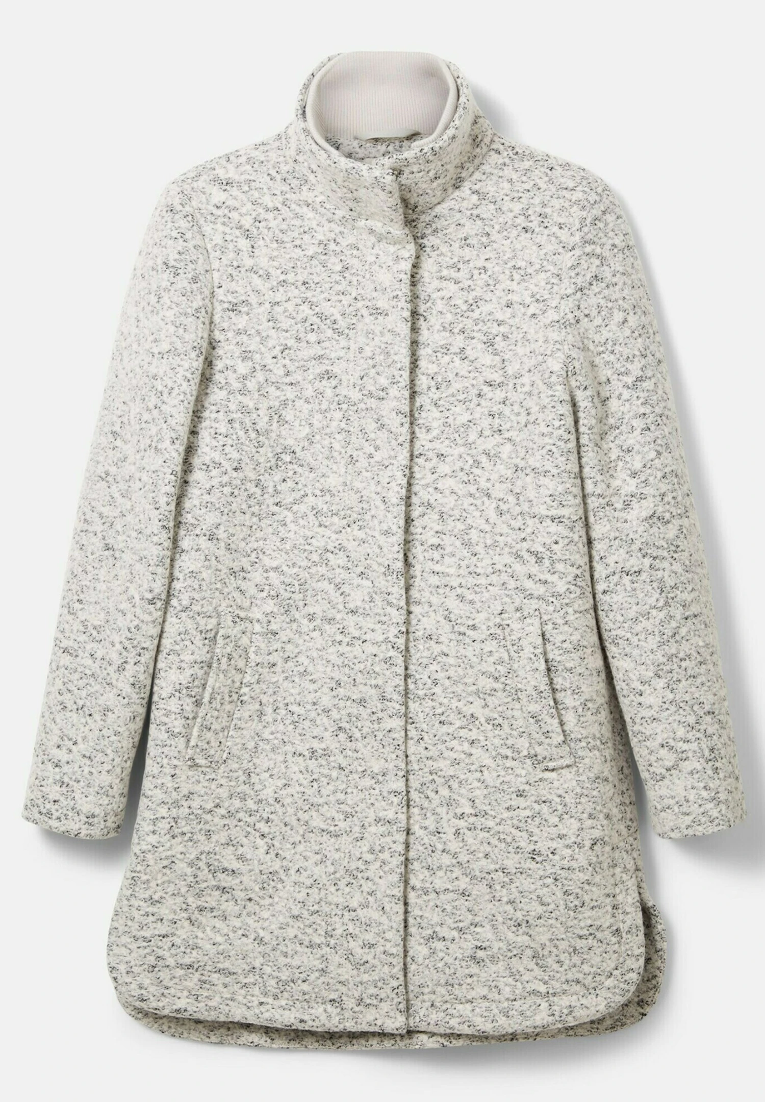 TOM TAILOR Denim Bouclé - Mantel - Grey Black Boucle 8 TOM TAILOR Denim Bouclé - Mantel - Grey Black Boucle - Afbeelding 8