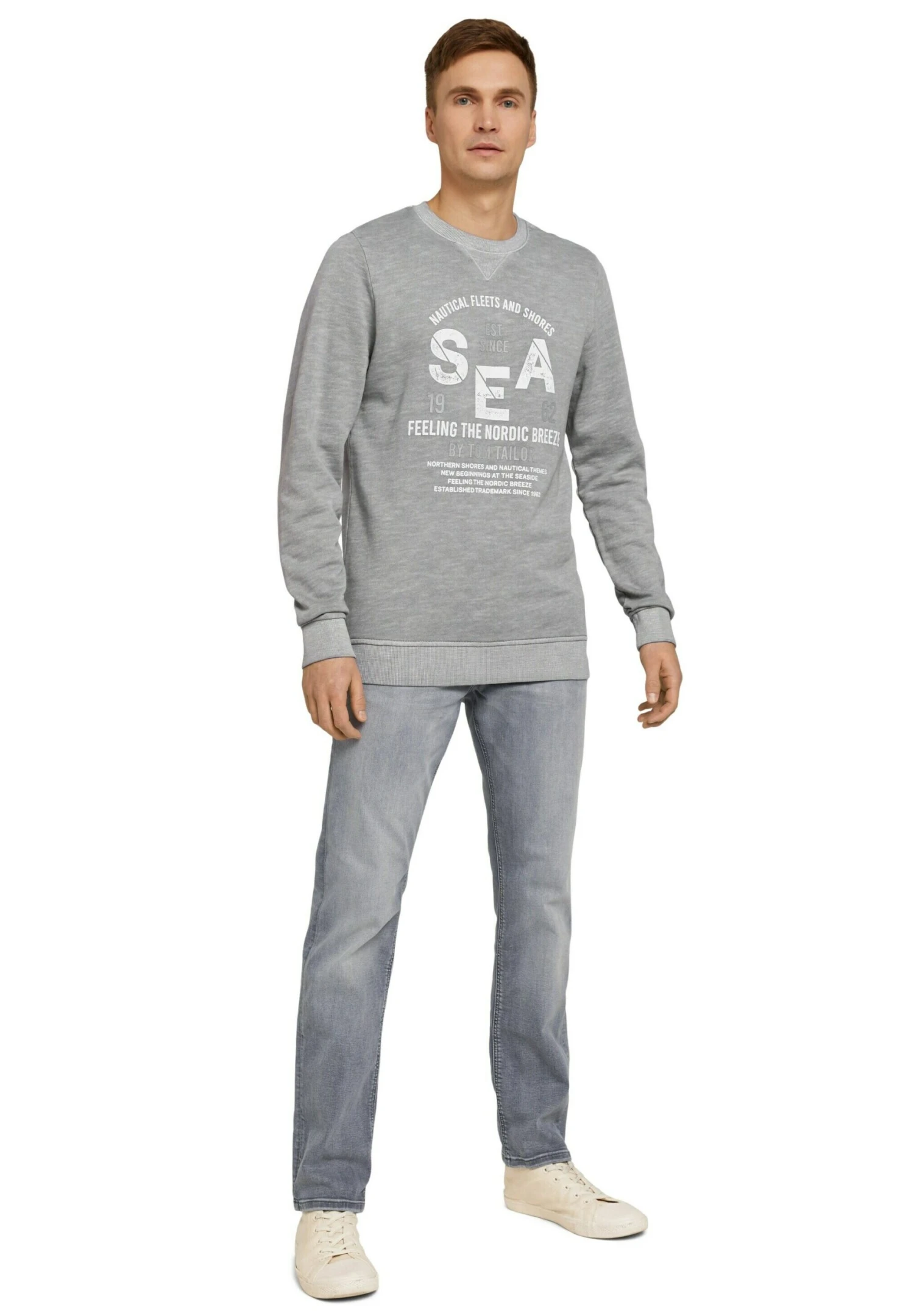 Tom Tailor Sweater - Explicit Grey 1 Tom Tailor Sweater - Explicit Grey