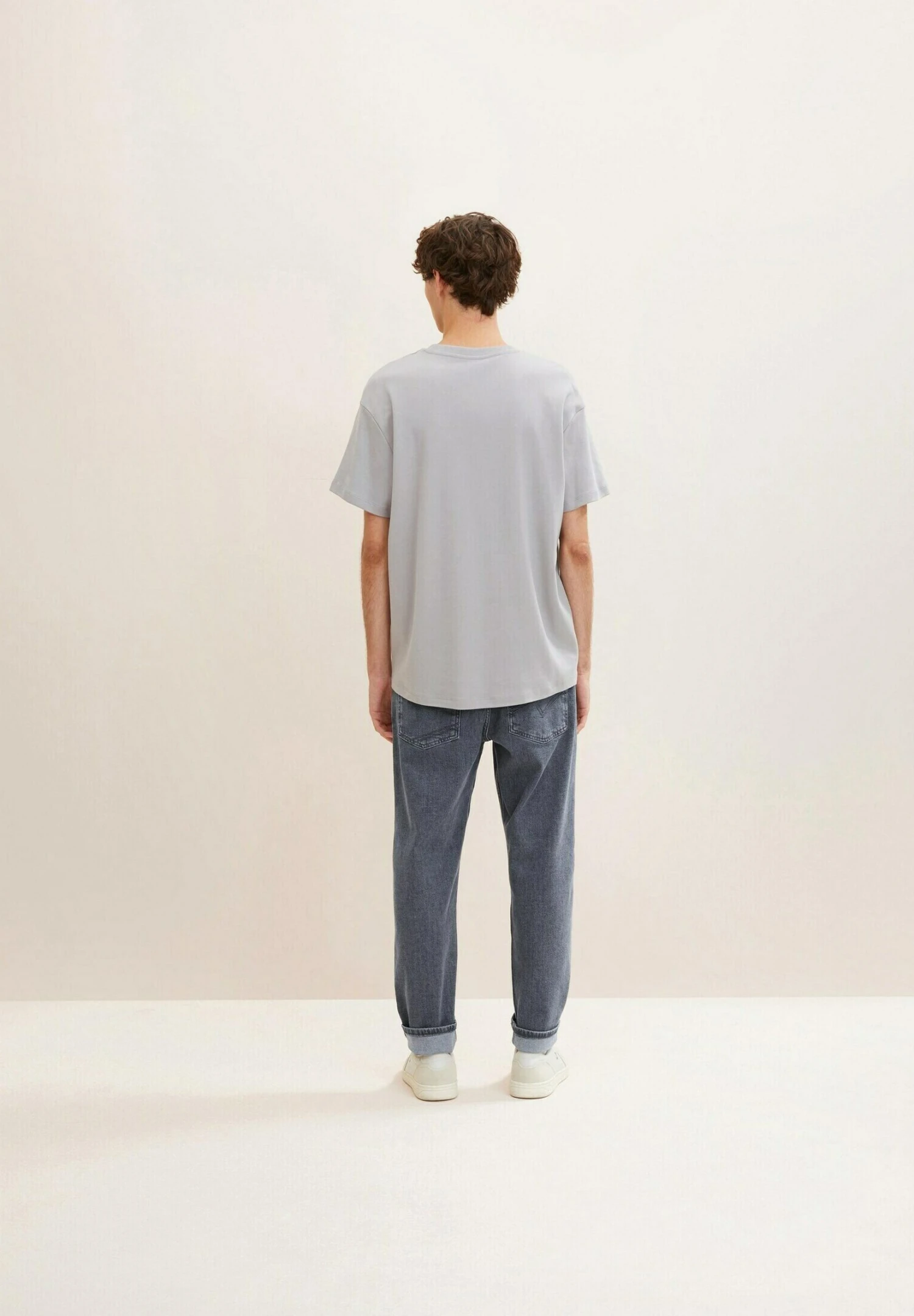 TOM TAILOR Denim Mit Fotoprint - T-Shirt Print - Explicit Grey 3 TOM TAILOR Denim Mit Fotoprint - T-Shirt Print - Explicit Grey - Afbeelding 3