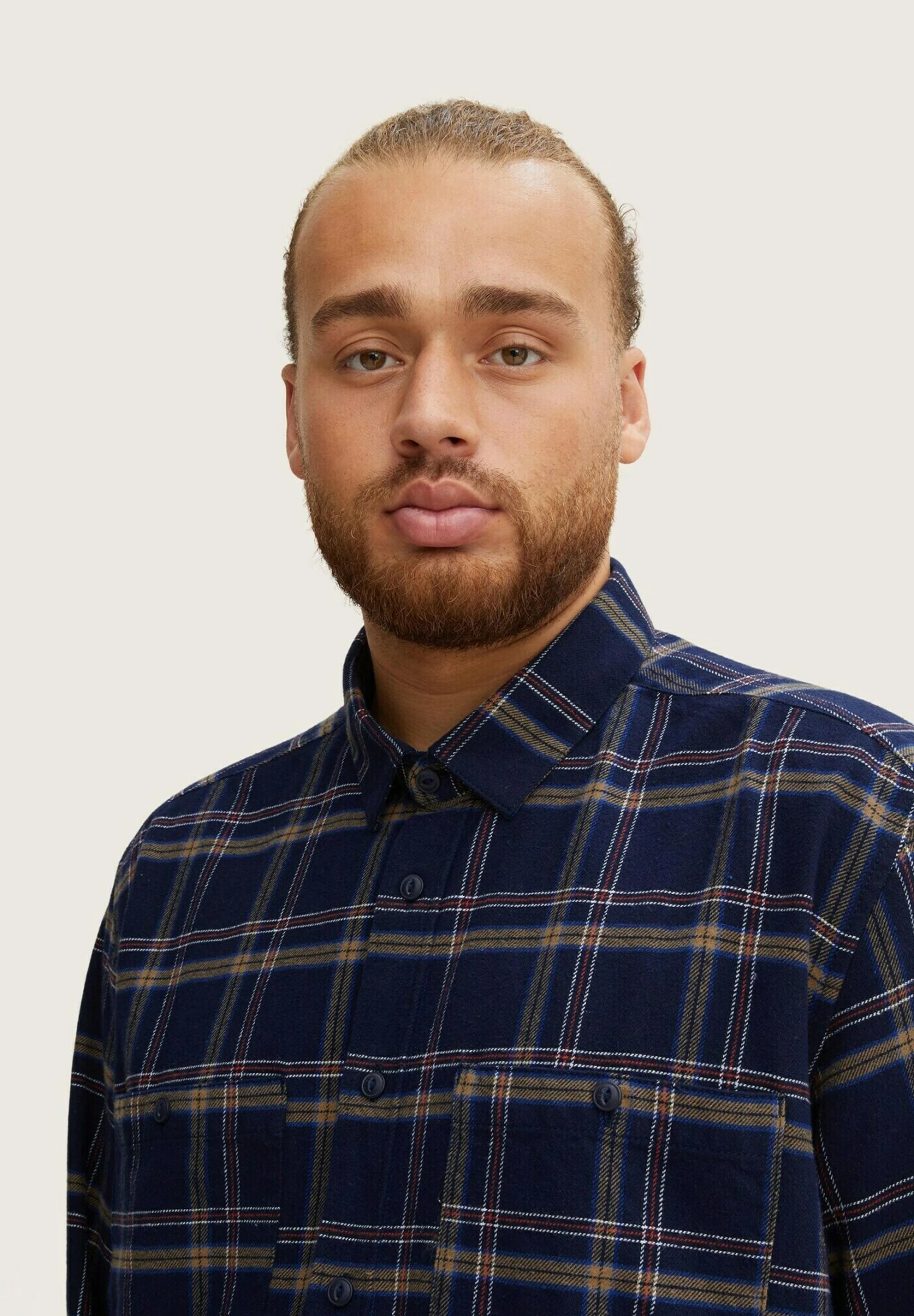 Tom Tailor Overhemd - Navy Colorful Check 4 Tom Tailor Overhemd - Navy Colorful Check - Afbeelding 4