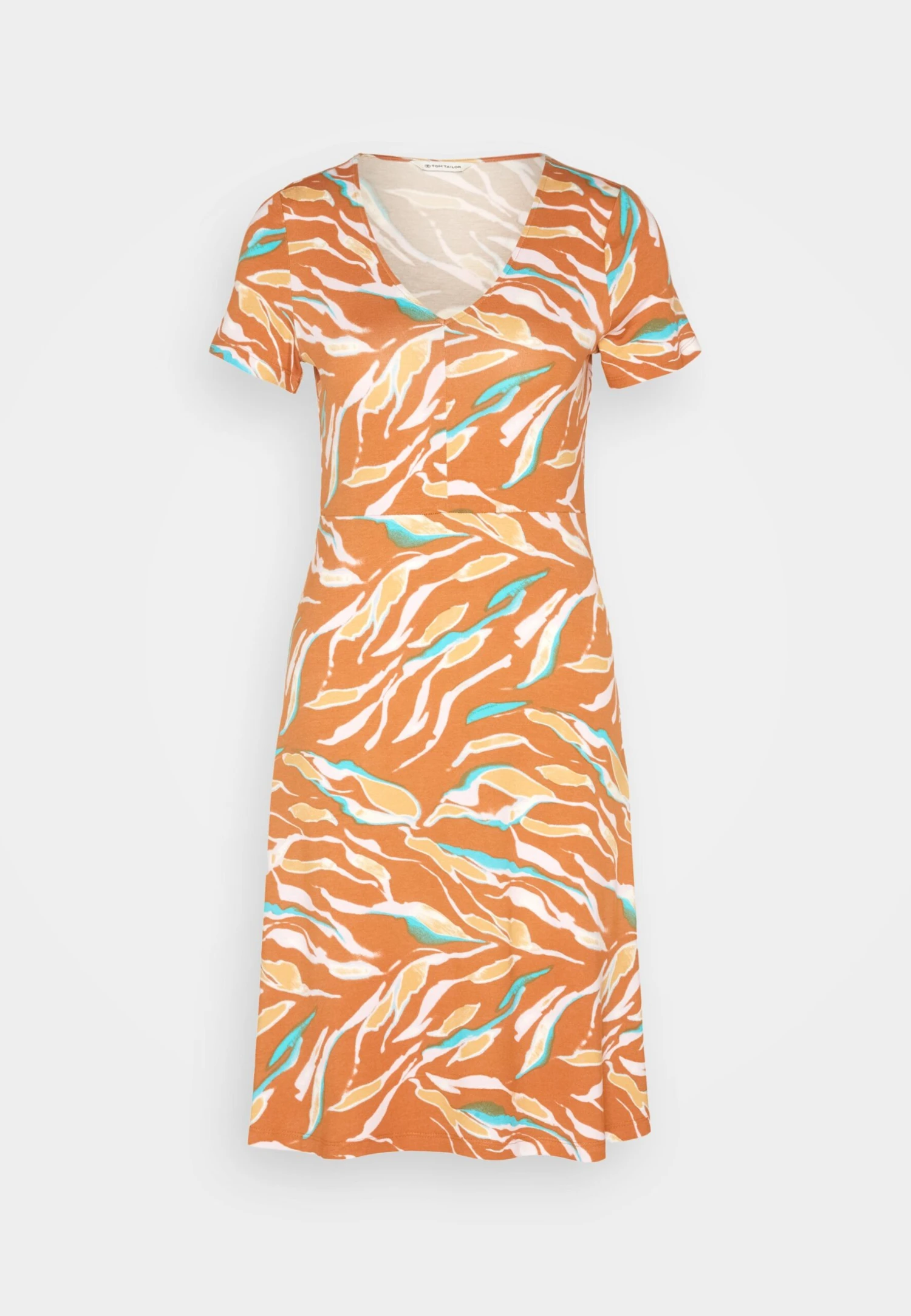 Tom Tailor Dress Easy- Jerseyjurk - Brown 5 Tom Tailor Dress Easy- Jerseyjurk - Brown - Afbeelding 5