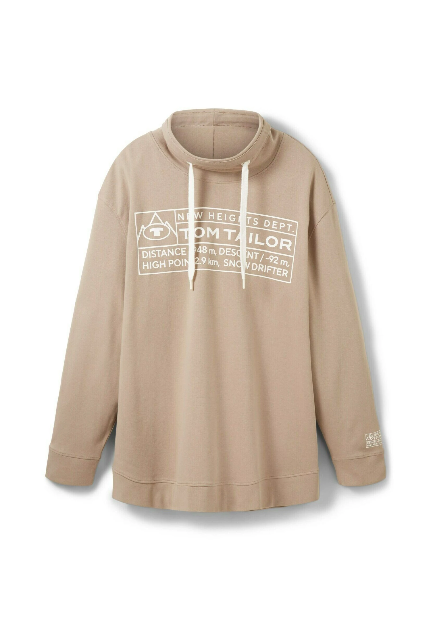 Tom Tailor Mit Stehkragen - Sweater - Quarry Beige 5 Tom Tailor Mit Stehkragen - Sweater - Quarry Beige - Afbeelding 5