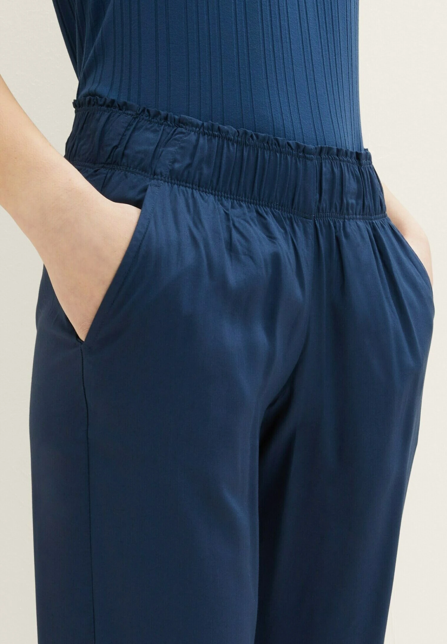 Tom Tailor Cropped - Broek - Midnight Sail 12 Tom Tailor Cropped - Broek - Midnight Sail - Afbeelding 12