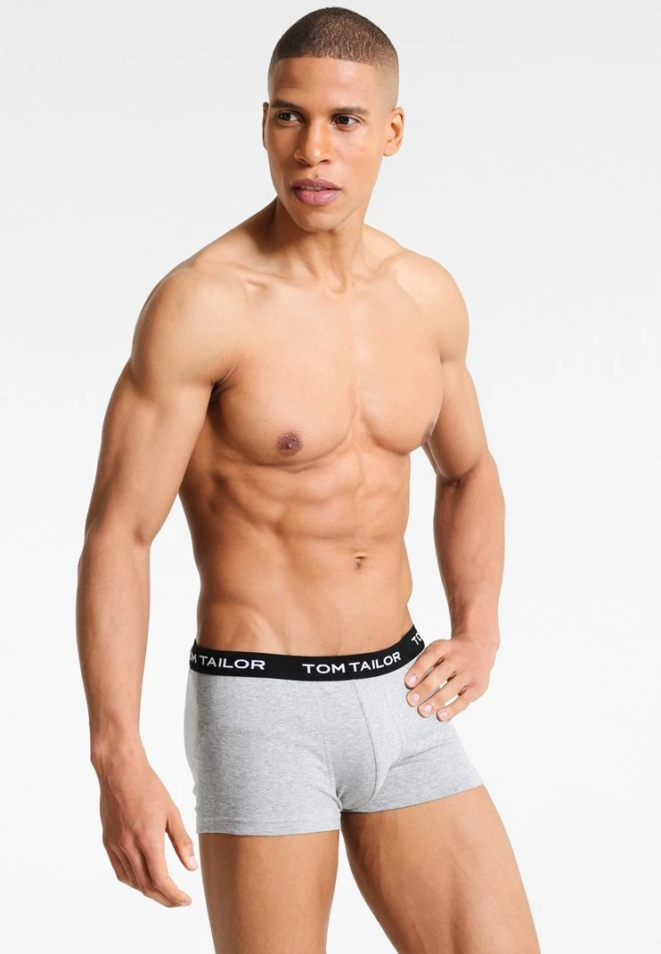 Tom Tailor 3 Pack - Onderbroeken - Anthracite Melange/Black 1 Tom Tailor 3 Pack - Onderbroeken - Anthracite Melange/Black