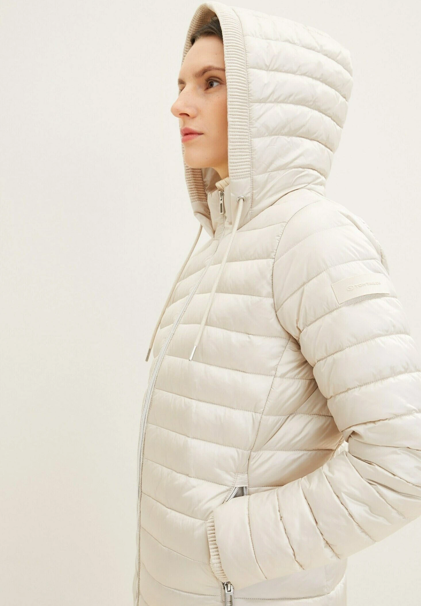 Tom Tailor Mit Kapuze - Winterjas - Dusty Beige 4 Tom Tailor Mit Kapuze - Winterjas - Dusty Beige - Afbeelding 4