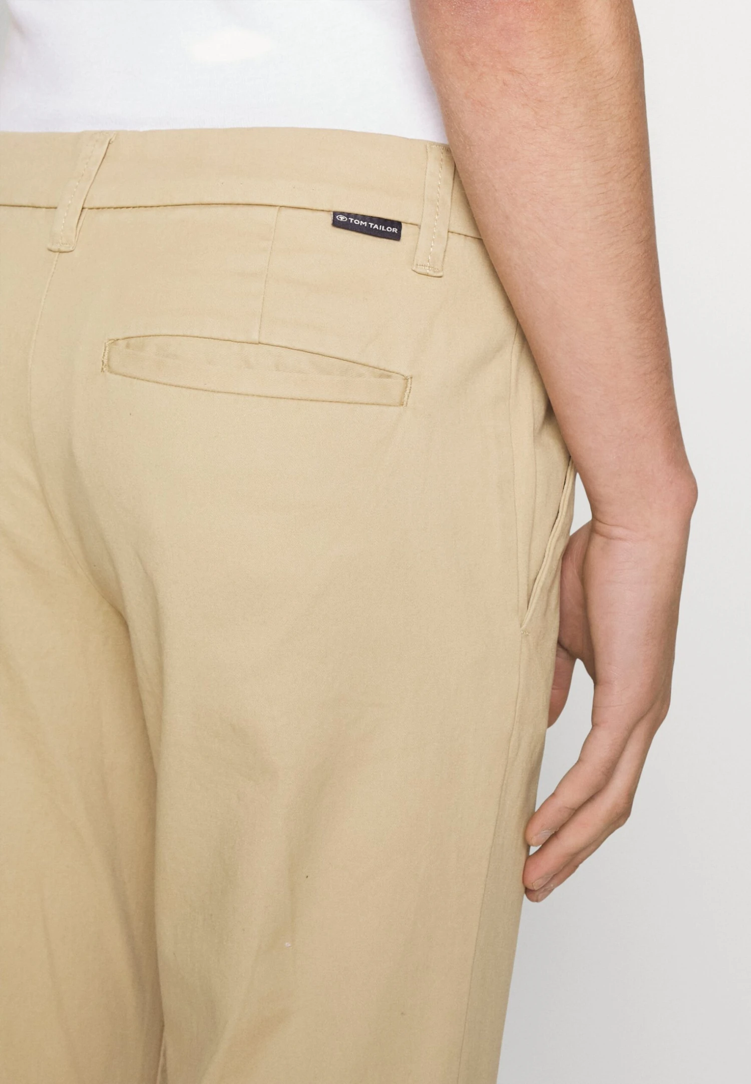 Tom Tailor Trousers - Chino - Beach Sand 6 Tom Tailor Trousers - Chino - Beach Sand - Afbeelding 6