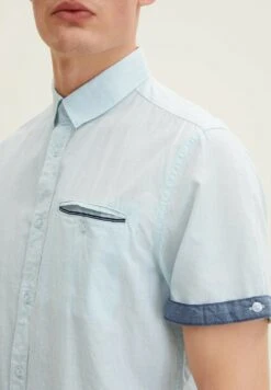 Tom Tailor Overhemd - Mint White Structure -Tom Tailor 4010280c7928416c88a7c64f611a6791