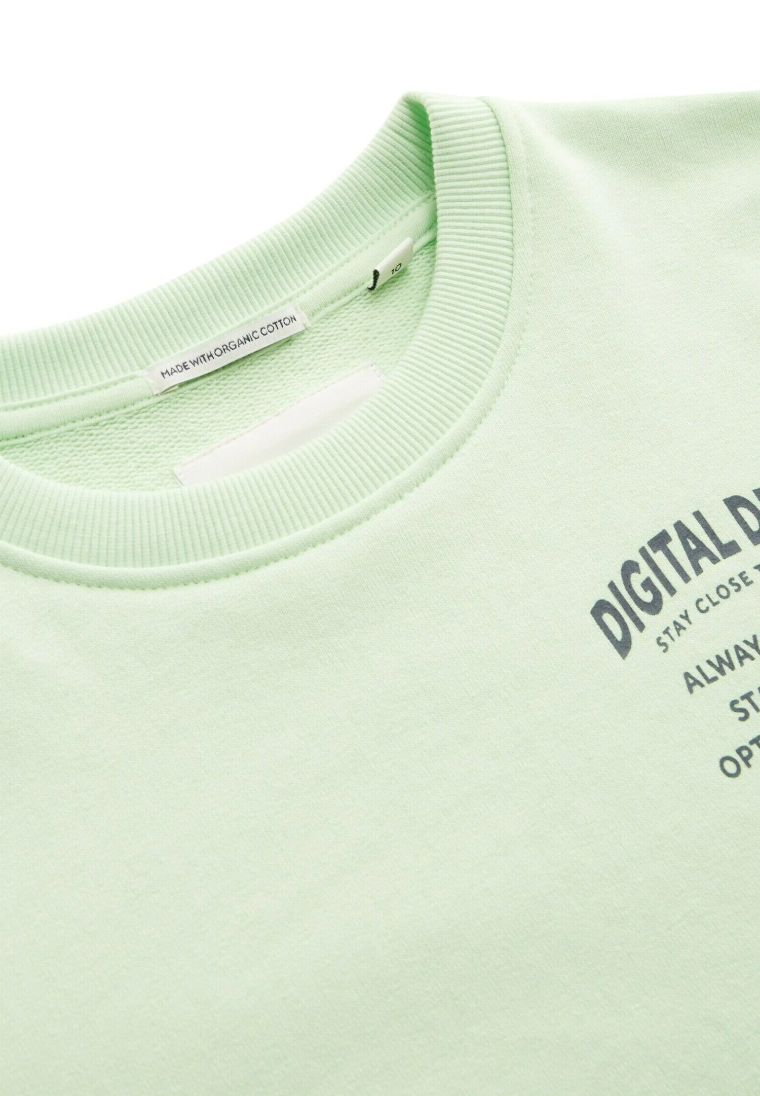 Tom Tailor Mit Print - Sweater - Fresh Apple Lime Green 3 Tom Tailor Mit Print - Sweater - Fresh Apple Lime Green - Afbeelding 3