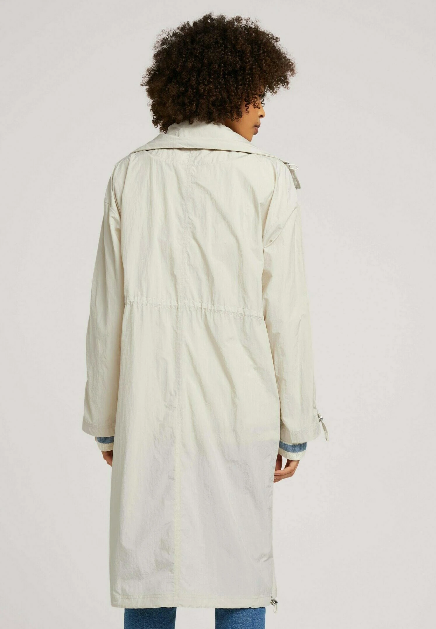 Tom Tailor Regular Fit Mit Langen Ärmeln Mit Turn-Up-Option - Parka - Light Cashew Beige 3 Tom Tailor Regular Fit Mit Langen Ärmeln Mit Turn-Up-Option - Parka - Light Cashew Beige - Afbeelding 3