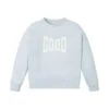 Tom Tailor Mit Textprint - Sweater - Light Metal Blue