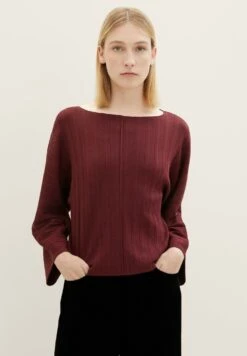 Tom Tailor Trui - Deep Burgundy Red