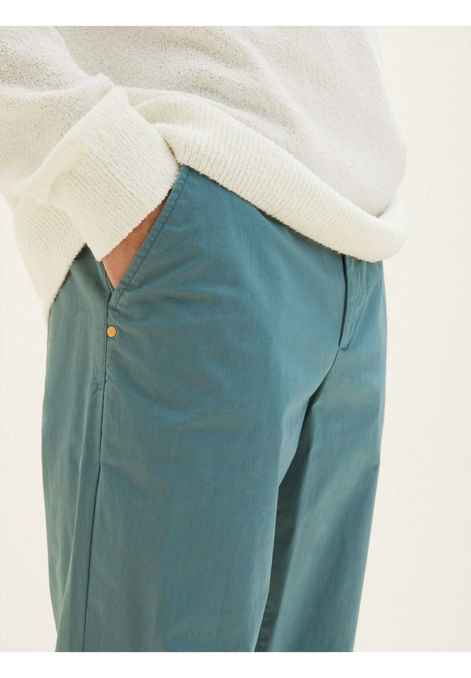 Tom Tailor Relaxed Tapered - Chino - Deep Bluish Green 6 Tom Tailor Relaxed Tapered - Chino - Deep Bluish Green - Afbeelding 6