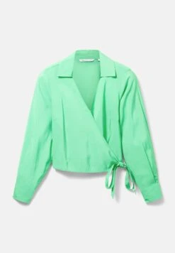 TOM TAILOR Denim Cropped Wickel - Blouse - Strong Green 15 TOM TAILOR Denim Cropped Wickel - Blouse - Strong Green -Tom Tailor 42f49374afd548d3b6688f10fa54502a