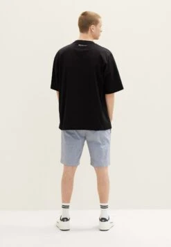 TOM TAILOR Denim Shorts - Navy White Structure -Tom Tailor 434bf1ee606446f19632892e337ba738