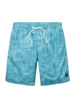 Tom Tailor Gemusterte - Zwemshorts - Blue Tibetan Stone Leaf Design -Tom Tailor 438662b53686443da470ddd012c36eee