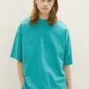 TOM TAILOR Denim T-Shirt Basic - Deep Turquoise